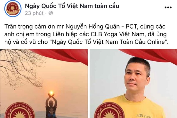 Đồng loạt thay avatar hướng về Ngày Quốc Tổ Việt Nam toàn cầu - Anh 1