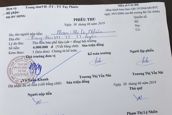 Có hay không Giám đốc Trung tâm Văn hóa huyện Tuy Phước bán chuông cổ? - Anh 2