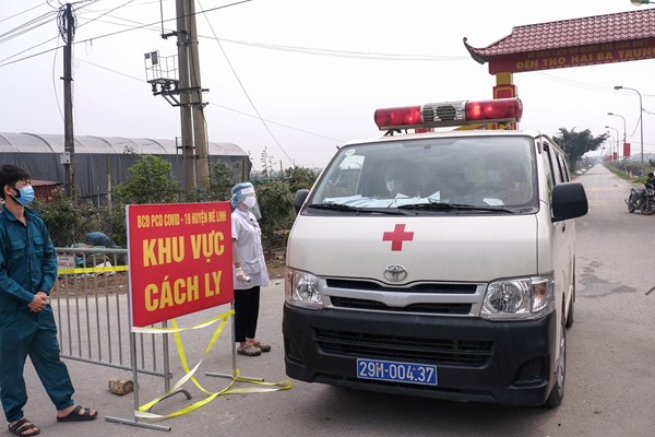 Lập 10 chốt kiểm soát cách ly thôn Hạ Lôi gần 11.000 nhân khẩu vì liên quan bệnh nhân số 243 nhiễm SARS-CoV-2 - Anh 15