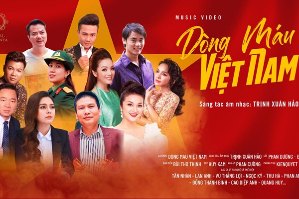 Nhac si Trinh Xuan Hao cung 8 nghe si noi tieng lam MV “ Dong mau Viet Nam” chong dich Covid-19 - Anh 1
