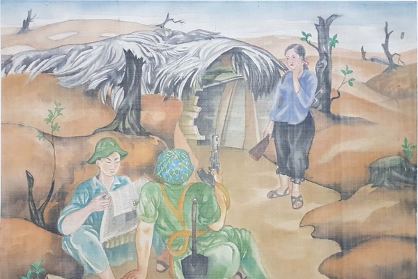 Bảo tàng Mỹ thuật Việt Nam triển lãm online nhân dịp kỷ niệm 30.4 - Anh 4