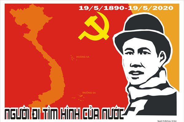 16 tác phẩm đoạt giải cuộc thi sáng tác tranh cổ động kỷ niệm 130 năm Ngày sinh Chủ tịch Hồ Chí Minh - Anh 1
