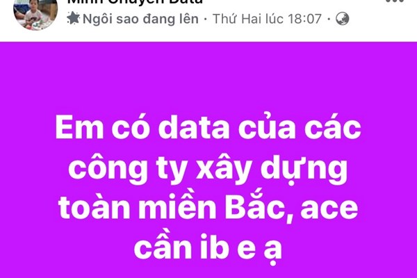 Rao bán dữ liệu khách hàng trên mạng xã hội: Biết là sai nhưng sao vẫn công khai?