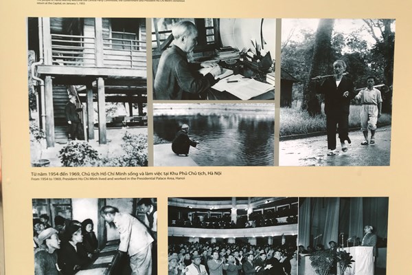 Triển lãm những hình ảnh tư liệu quý về Bác Hồ tại Khu Di tích Phủ Chủ tịch - Anh 6