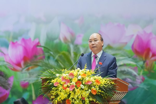 Thủ tướng Nguyễn Xuân Phúc dự Đại hội Thi đua Quyết thắng toàn quân lần thứ X - Anh 1