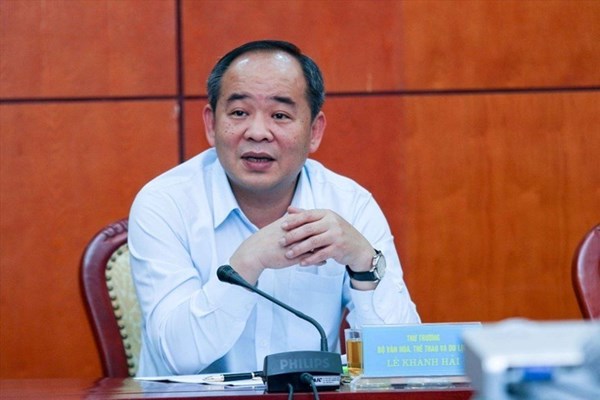 Ông Lê Khánh Hải được bổ nhiệm lại làm Thứ trưởng Bộ VHTTDL - Anh 1