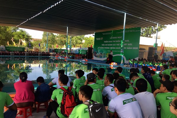 Triển khai thí điểm dạy bơi tại Quảng Nam - Anh 2