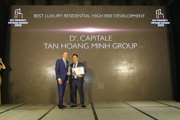 Tân Hoàng Minh lập cú hattrick giải thưởng lớn tại Dot Property Vietnam Awards 2020 - Anh 4