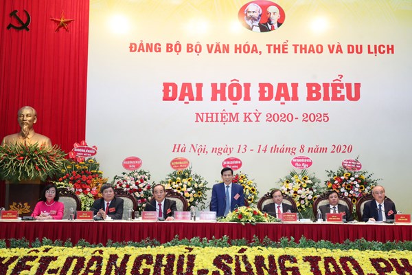 Thứ trưởng Tạ Quang Đông được bầu giữ chức Bí thư Đảng ủy Bộ VHTTDL nhiệm kỳ 2020-2025 - Anh 4
