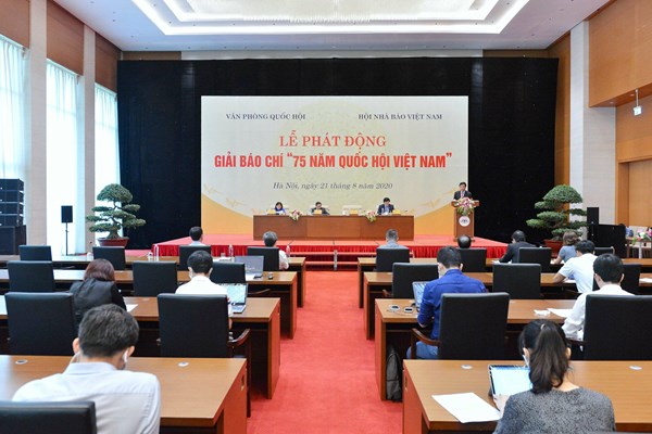 Phát động Giải báo chí “75 năm Quốc hội Việt Nam” - Anh 1