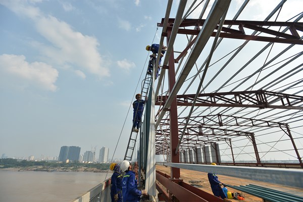 Hà Nội: Công trường đại tu cầu Thăng Long - Anh 4