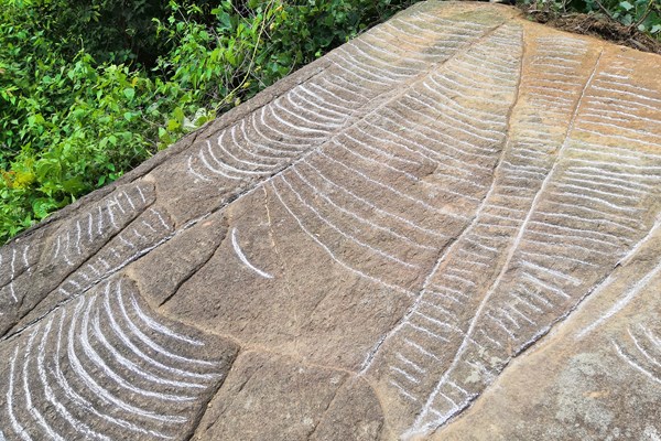 Phát hiện mới về khảo cổ học ở xã Lao Chải (Mù Cang Chải- Yên Bái): Những “siêu phẩm” về ruộng bậc thang trên đá - Anh 2