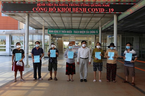 42/96 bệnh nhân Covid-19 ở Quảng Nam được điều trị khỏi bệnh - Anh 1