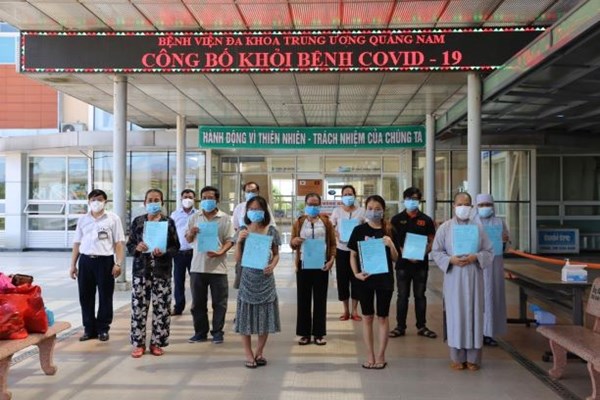Quảng Nam: Thêm 19 bệnh nhân Covid-19 được công bố khỏi bệnh, xuất viện - Anh 1