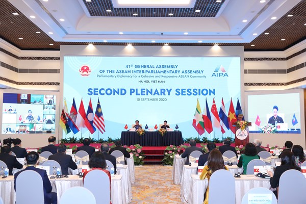 Nghị viện các nước đánh giá cao Quốc hội Việt Nam tổ chức thành công Đại hội đồng AIPA 41 - Anh 1
