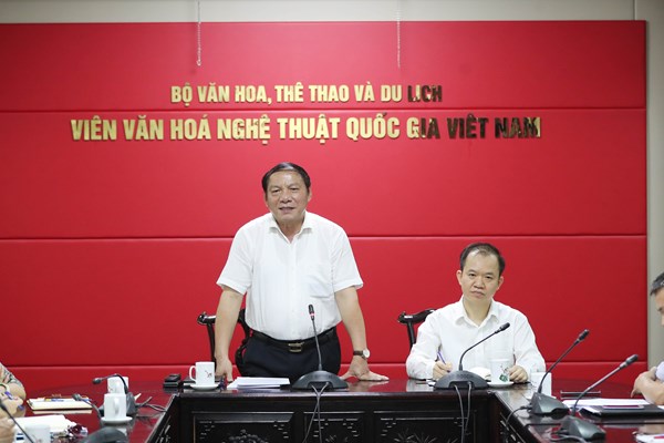 Viện VHNT Quốc gia Việt Nam cần tiếp tục xây dựng và khẳng định thương hiệu của mình - Anh 2