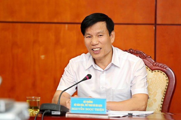 Bộ trưởng Nguyễn Ngọc Thiện: Đẩy nhanh tiến độ chuẩn bị cho SEA Games 31 - Anh 1