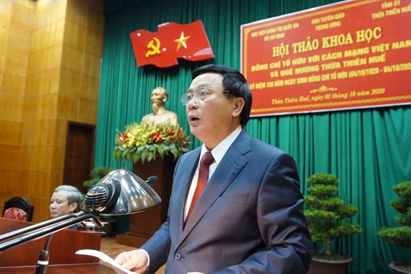 Đồng chí Tố Hữu với cách mạng Việt Nam và quê hương Thừa Thiên Huế - Anh 1