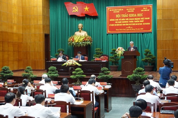 Đồng chí Tố Hữu với cách mạng Việt Nam và quê hương Thừa Thiên Huế - Anh 2