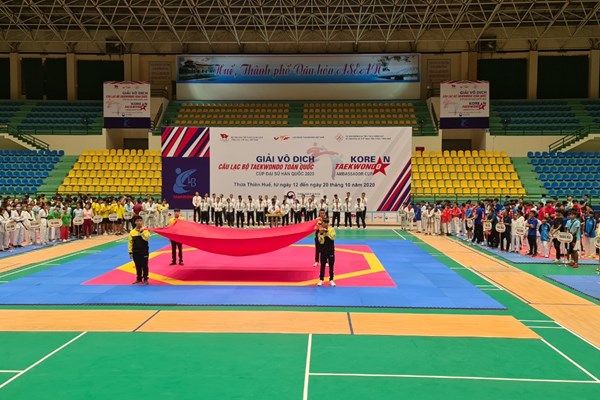 Hơn 730 VĐV dự giải vô địch Taekwondo tranh cúp Đại sứ Hàn Quốc - Anh 3