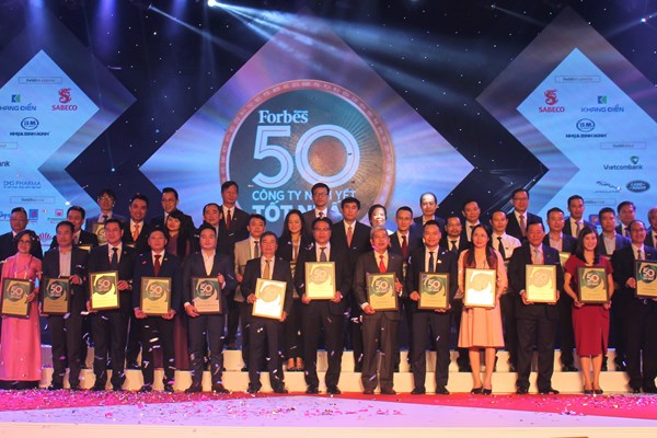 Vinh danh 50 Công ty niêm yết tốt nhất Việt Nam 2020 do Tạp chí Forbes Việt Nam bình chọn - Anh 3