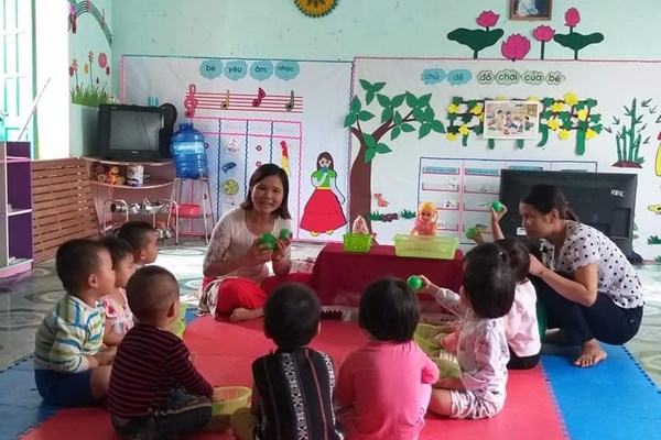 Trường mầm non Nga Phượng 2 (Nga Sơn, Thanh Hóa): Điểm sáng trong công tác  giáo dục, chăm sóc trẻ - Anh 1