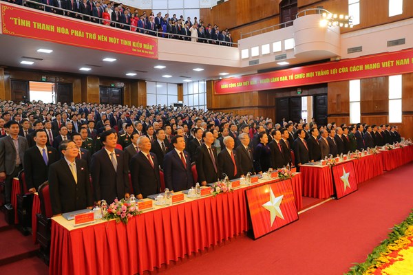 Chủ tịch Quốc hội Nguyễn Thị Kim Ngân chỉ đạo Đại hội Đảng bộ tỉnh Thanh Hóa - Anh 2