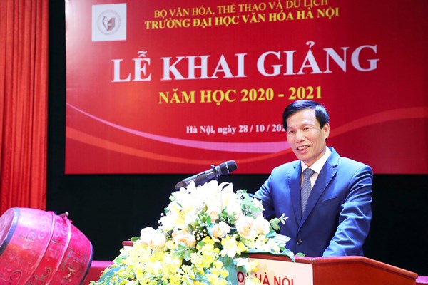 Bộ trưởng Nguyễn Ngọc Thiện: Đẩy mạnh quảng bá, khẳng định thương hiệu Trường Đại học Văn hóa Hà Nội - Anh 4