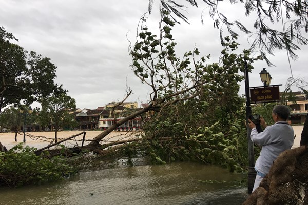 Quảng Nam: Bão vừa qua, cảnh báo lũ đặc biệt lớn trên sông Vu Gia - Anh 2