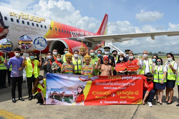 Vietjet khai trương đường bay mới đến Surat Thani và tiếp tục công bố thêm đường bay mới tại Thái Lan - Anh 3