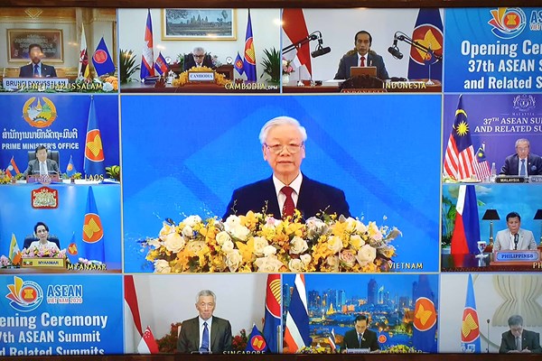 Tổng Bí thư, Chủ tịch nước phát biểu chào mừng Hội nghị Cấp cao ASEAN lần thứ 37 - Anh 2