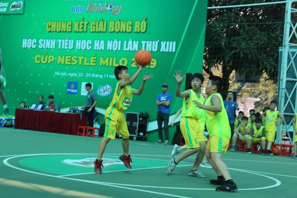 Góp phần nâng cao thể lực, tầm vóc người Việt Nam qua Giải bóng rổ học sinh tiểu học Hà Nội - Anh 2