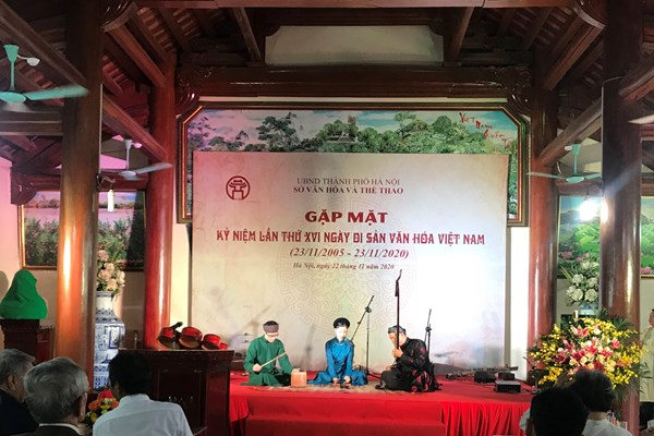 Hà Nội: Gặp mặt kỷ niệm Ngày Di sản Văn hóa Việt Nam - Anh 7
