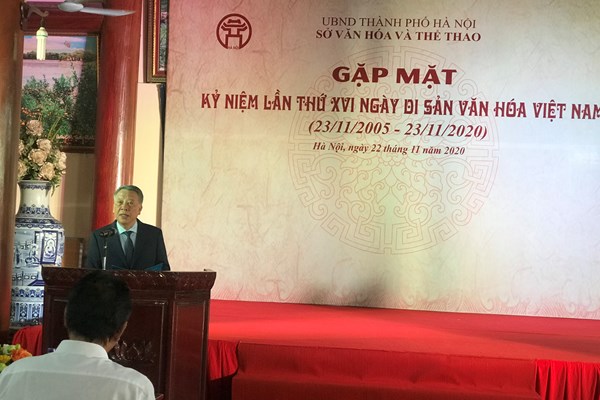 Hà Nội: Gặp mặt kỷ niệm Ngày Di sản Văn hóa Việt Nam - Anh 4