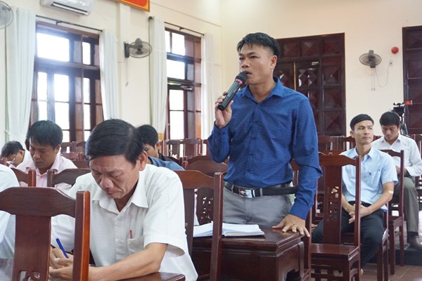 Bộ trưởng Nguyễn Ngọc Thiện tiếp xúc cử tri tại Thừa Thiên Huế - Anh 3