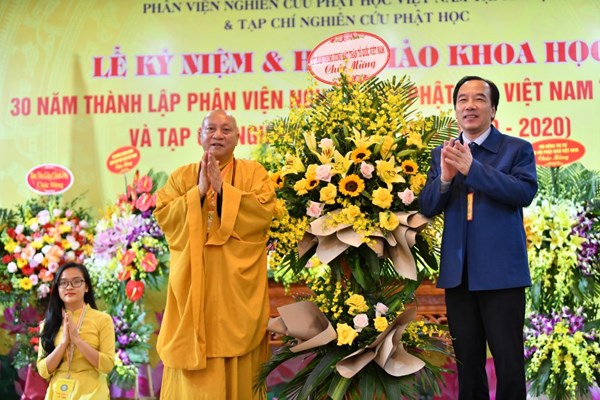 Hội thảo khoa học: 30 năm Phân viện Nghiên cứu Phật học Việt Nam tại Hà Nội và Tạp chí Nghiên cứu Phật học - Anh 4