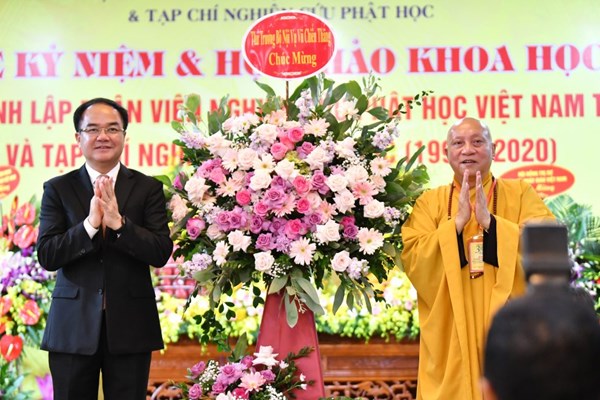 Hội thảo khoa học: 30 năm Phân viện Nghiên cứu Phật học Việt Nam tại Hà Nội và Tạp chí Nghiên cứu Phật học - Anh 3