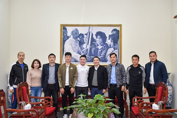 Quang Hải, Đình Trọng trở thành tân sinh viên Trường Đại học TDTT Bắc Ninh - Anh 2