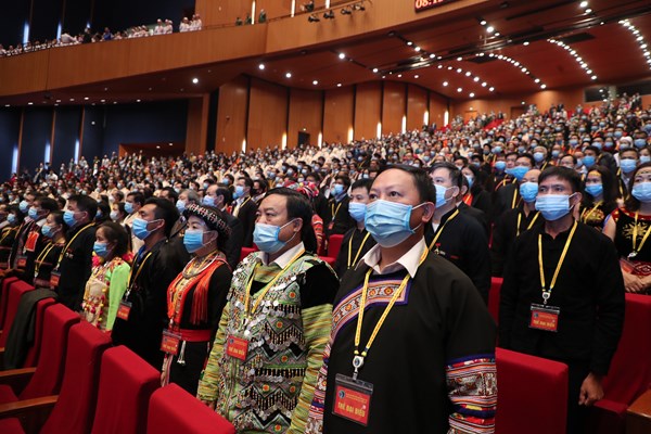 Khai mạc trọng thể Đại hội Đại biểu toàn quốc các DTTS Việt Nam lần thứ II năm 2020 - Anh 10