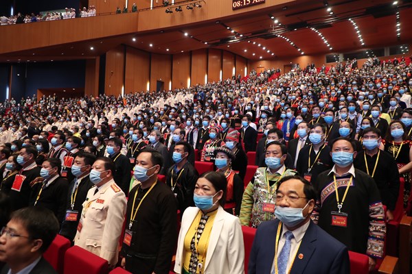 Khai mạc trọng thể Đại hội Đại biểu toàn quốc các DTTS Việt Nam lần thứ II năm 2020 - Anh 9