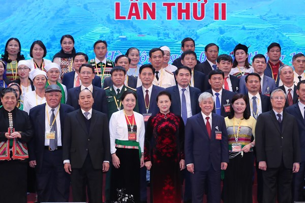 Khai mạc trọng thể Đại hội Đại biểu toàn quốc các DTTS Việt Nam lần thứ II năm 2020 - Anh 2