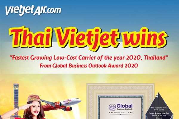 Vietjet Thái Lan được vinh danh là Hãng hàng không tăng trưởng nhanh nhất năm 2020 - Anh 2