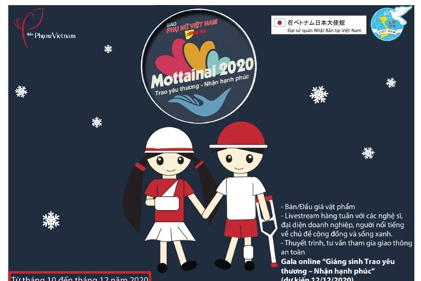 Gala Giáng sinh Trao yêu thương - Nhận hạnh phúc Mottainai 2020 lần đầu tiên được tổ chức trực tuyến - Anh 1