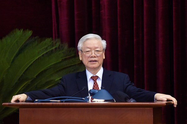 Phát biểu của Tổng Bí thư, Chủ tịch nước Nguyễn Phú Trọng khai mạc Hội nghị Trung ương 14 - Anh 1