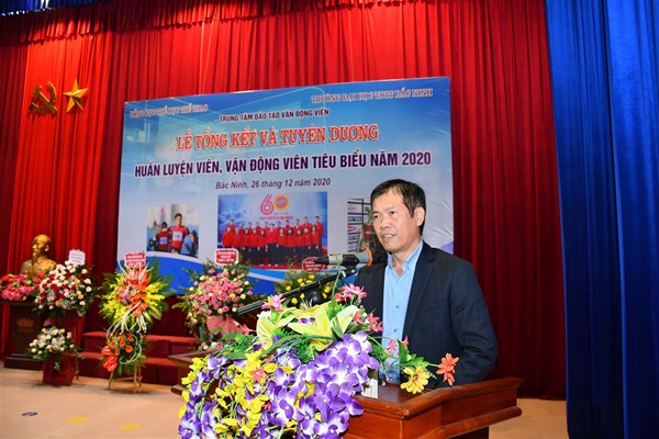 Trường Đại học Thể dục thể thao Bắc Ninh tôn vinh các HLV, VĐV tiêu biểu - Anh 2