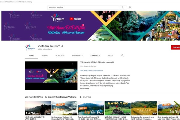 Tổng cục Du lịch quảng bá 5 loại hình du lịch nổi bật của Việt Nam trên YouTube - Anh 1