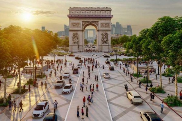 Biến đại lộ Champs-Elysees thành “khu vườn đặc biệt” - Anh 1