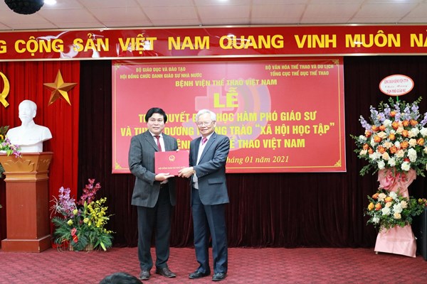Bệnh viện Thể thao Việt Nam: Đào tạo nguồn nhân lực là then chốt để phát triển - Anh 2