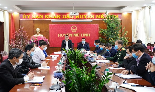 Hà Nội: thêm 2 trường hợp dương tính tại huyện Mê Linh - Anh 1