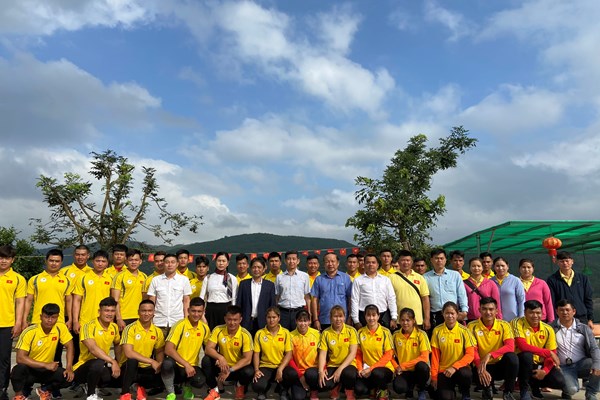 Thứ trưởng Hoàng Đạo Cương kiểm tra công tác chuẩn bị lực lượng tham dự SEA Games 31 tại Đà Nẵng - Anh 3